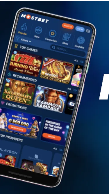 MostBet App - Casino & Games Screenshot